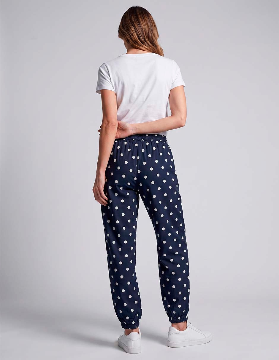 Pantalón easy pant estampado lunares para mujer 4