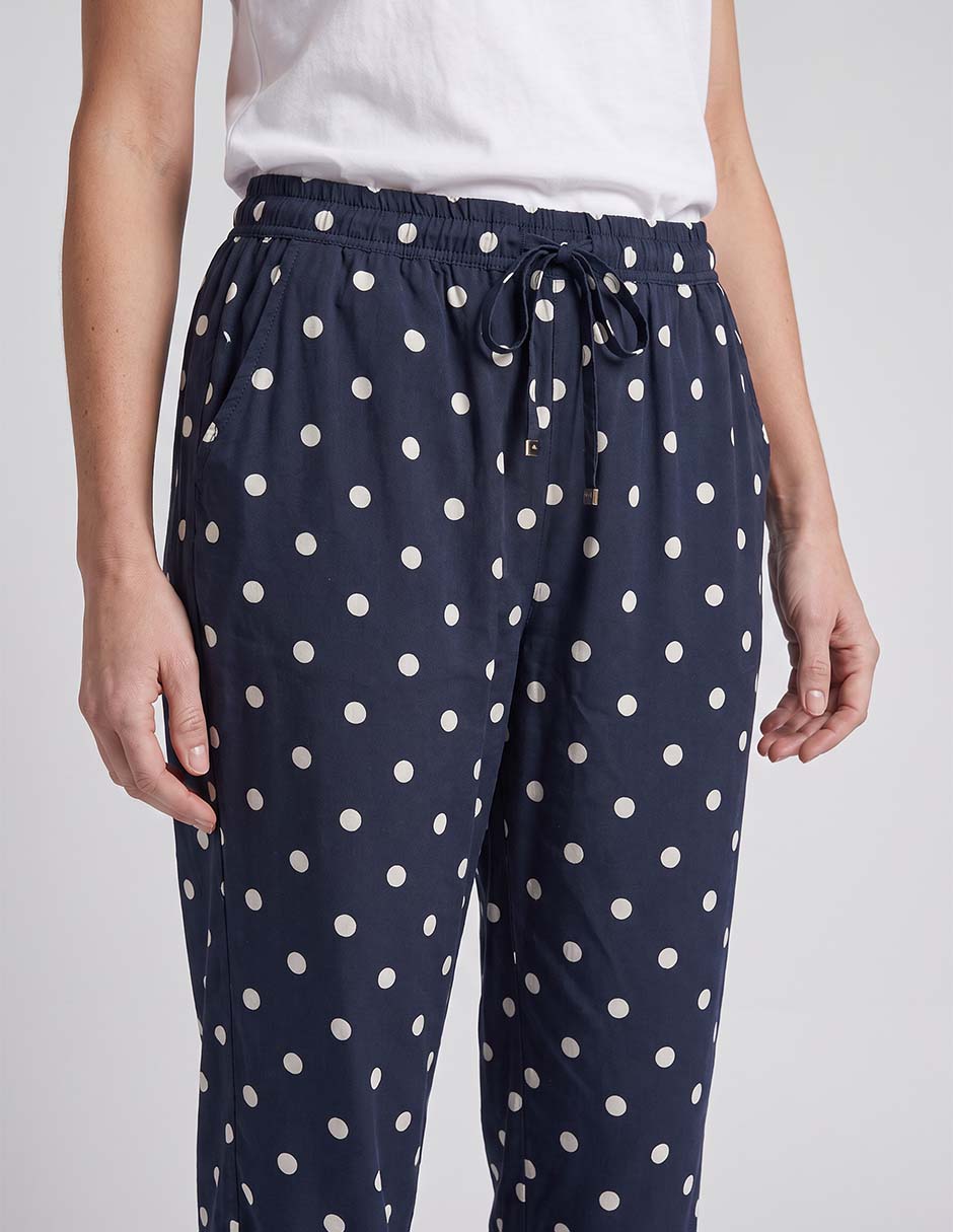 Pantalón easy pant estampado lunares para mujer 2
