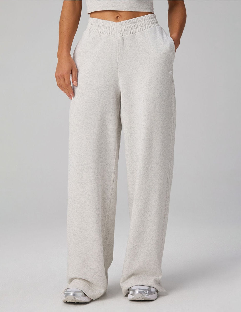 Pants relajado con elástico para mujer