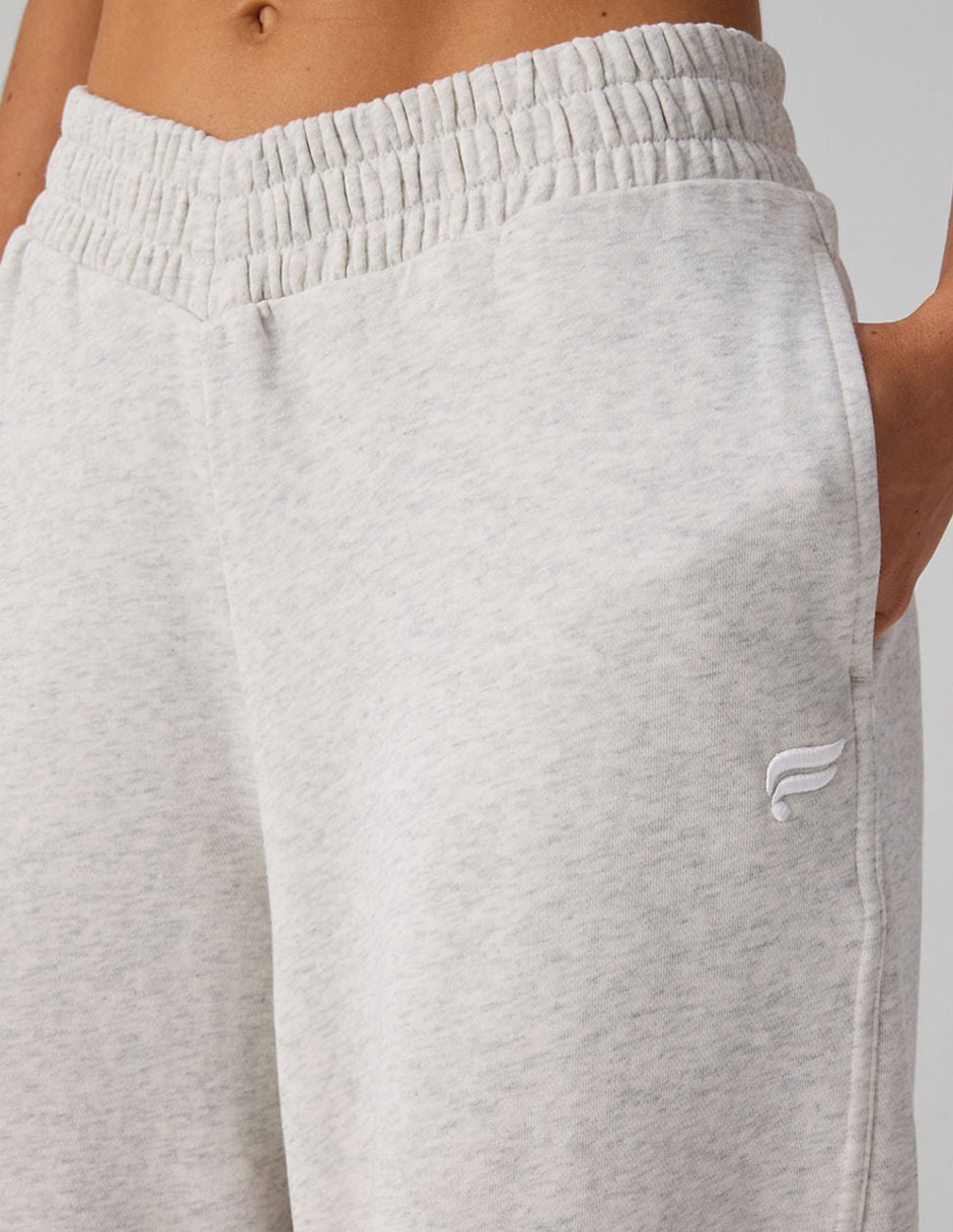 Pants relajado con elástico para mujer