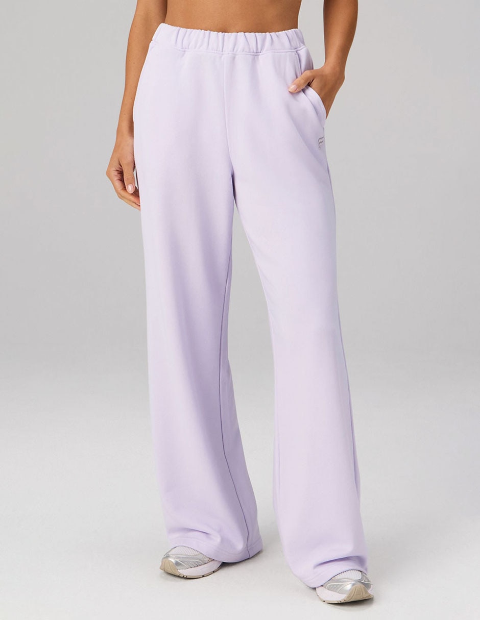 Pants wide leg con elástico para mujer 1