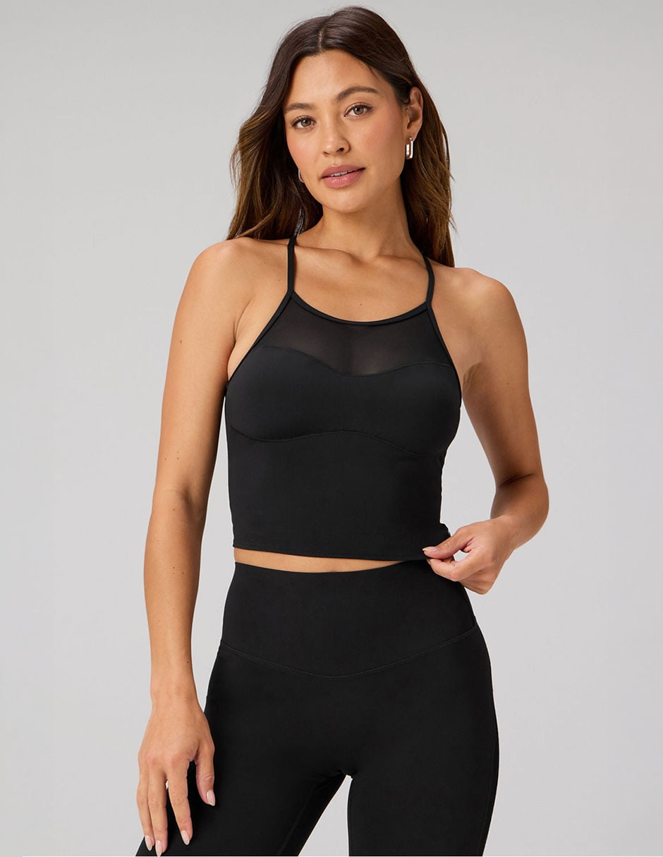 Playera tank cuello redondo mujer 1