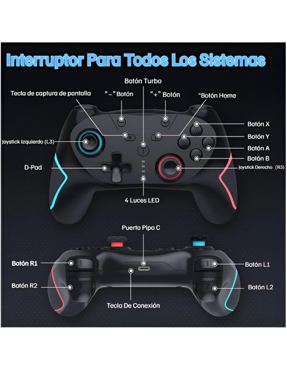 Control gamepad para celular compatible con Nintendo Switch 2