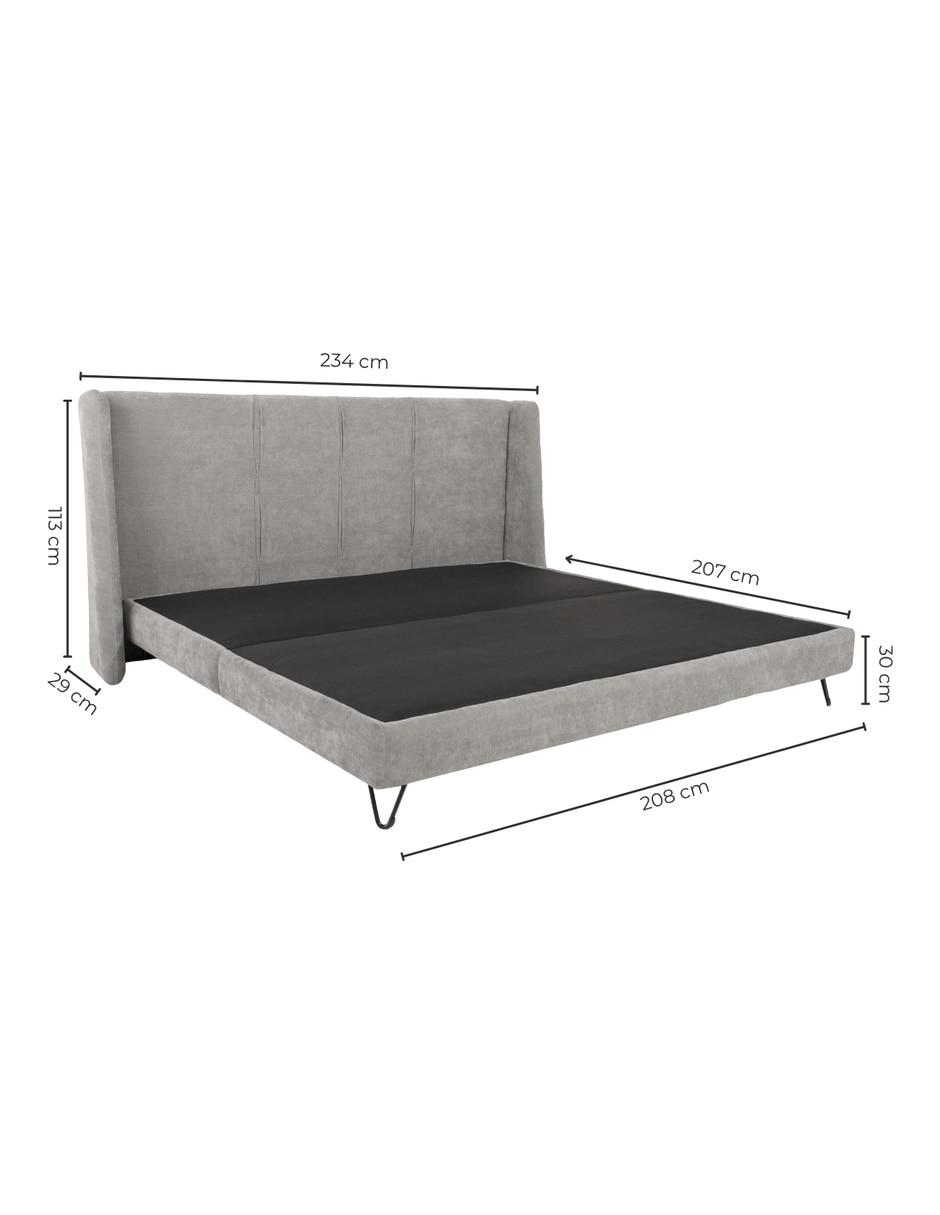Cama de Tela King Size 13