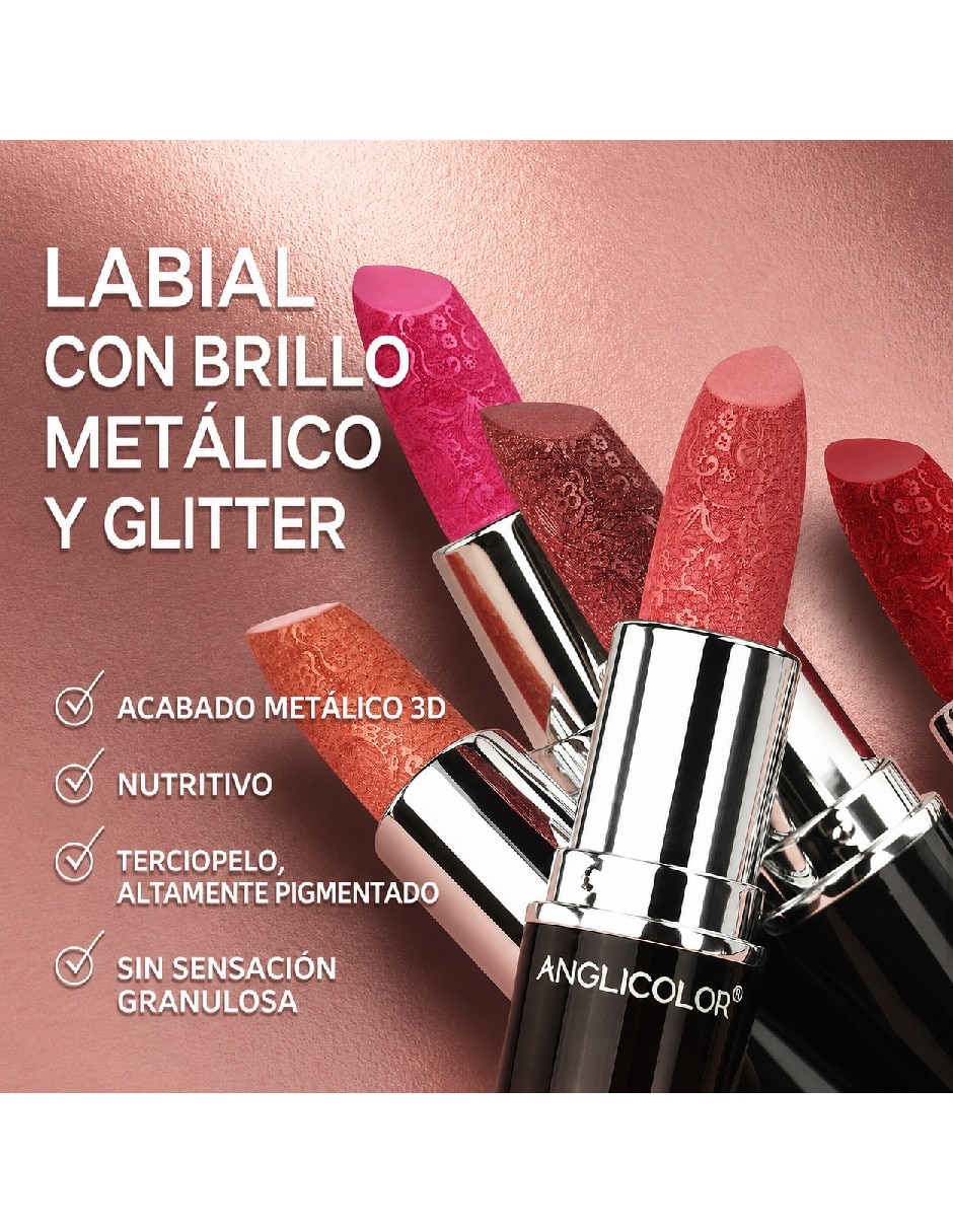 Set de labial metálico 2