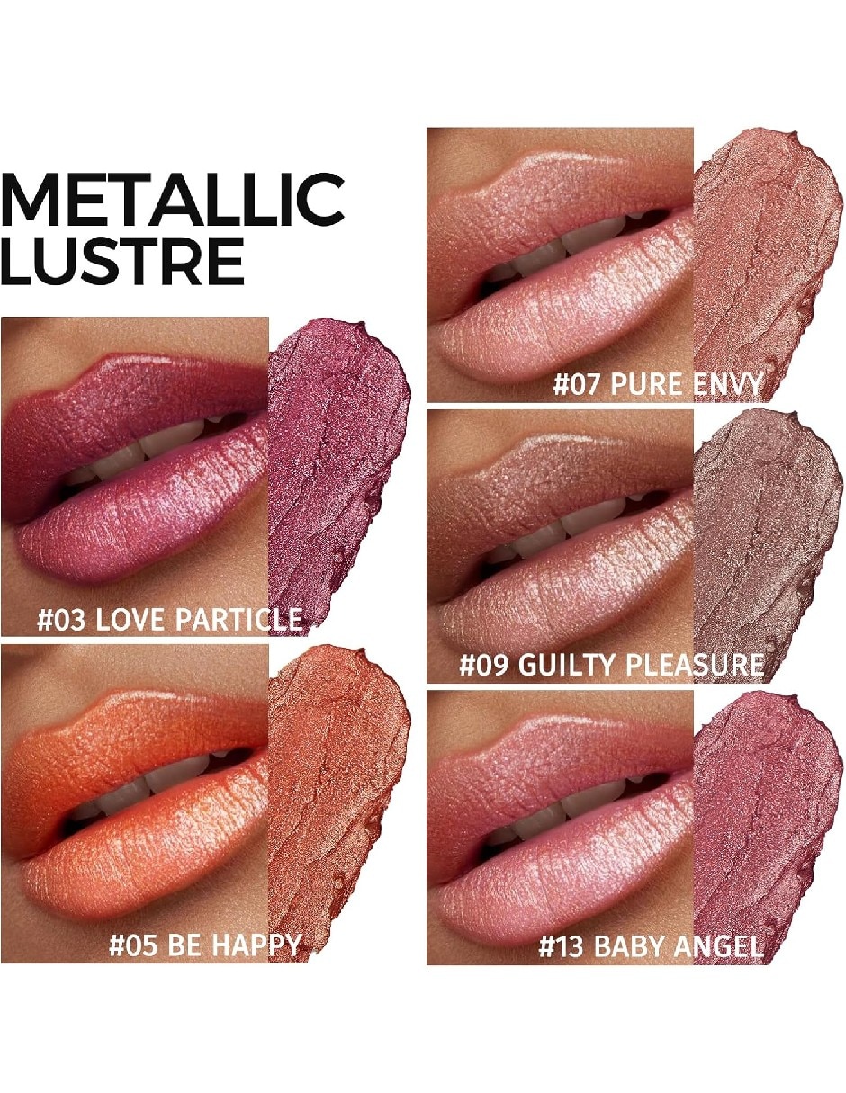 Set de labial metálico 3