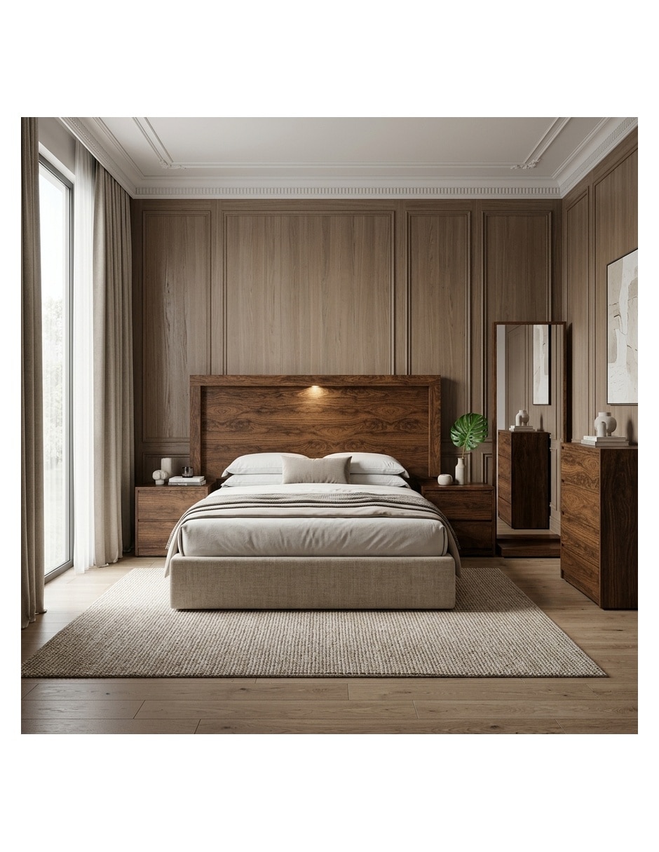 Set Recámara Firenze de madera 3