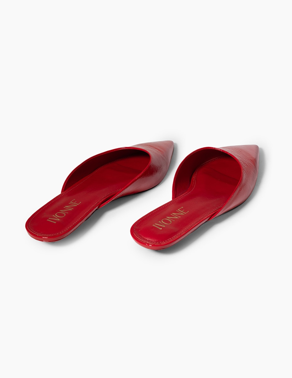 Zapatilla piel bovino casual chic 3