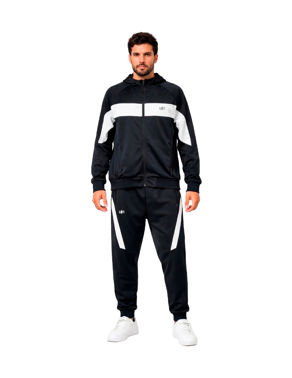 Conjunto deportivo regular con elástico para hombre