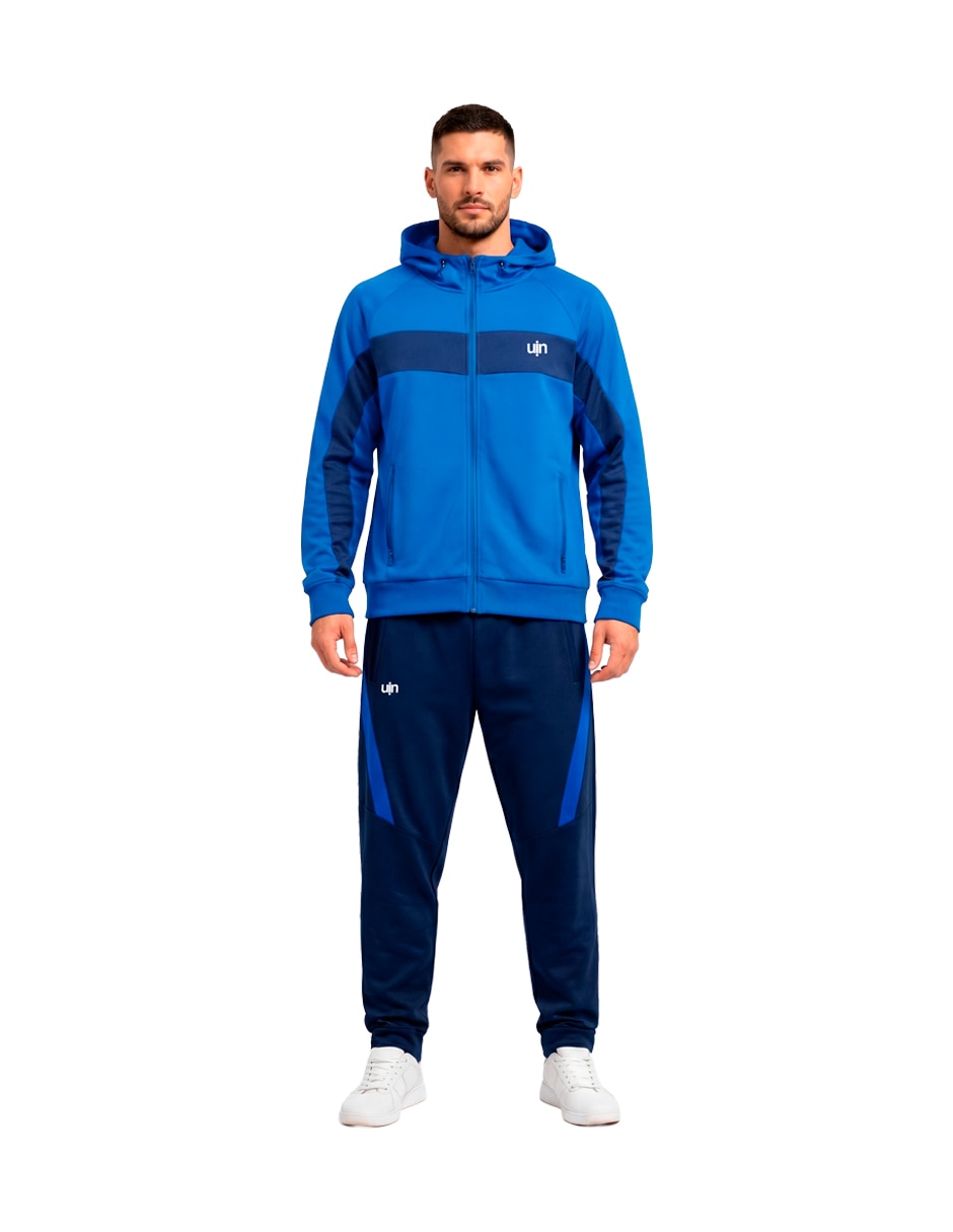 Conjunto deportivo regular con elástico para hombre Conjunto deportivo regular con elástico para hombre