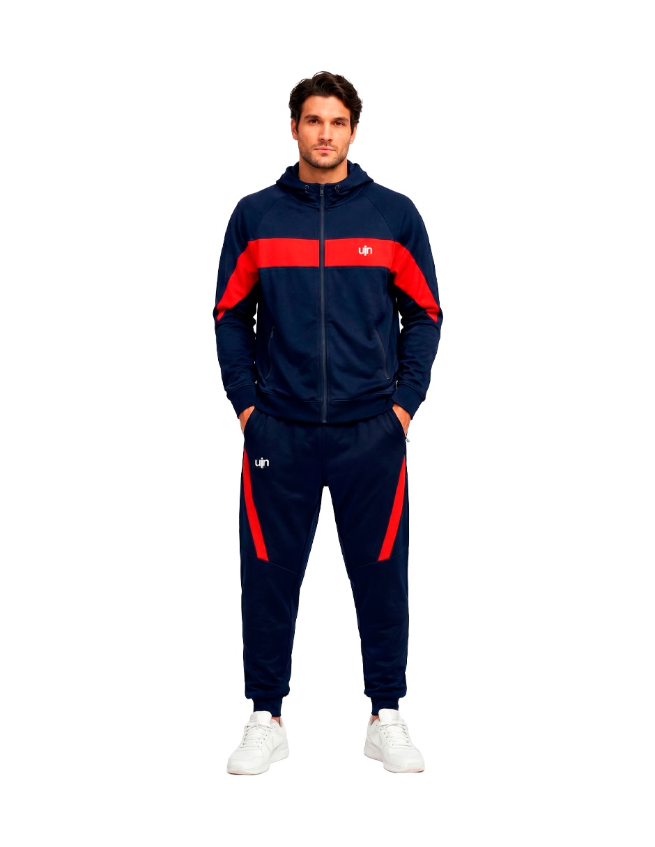 Conjunto deportivo regular con elástico para hombre Conjunto deportivo regular con elástico para hombre