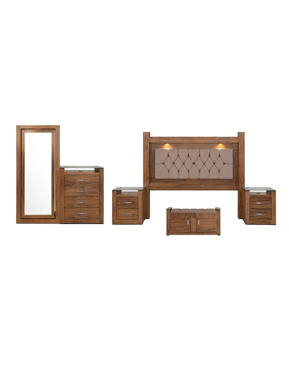 Set Recámara de Madera 1