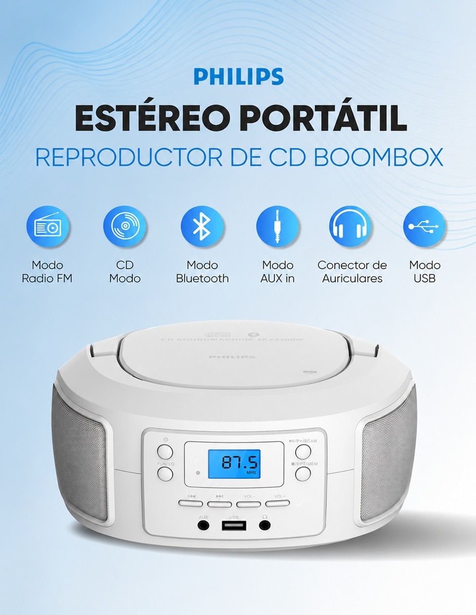 Radiograbadora TAZ4300W/37 6