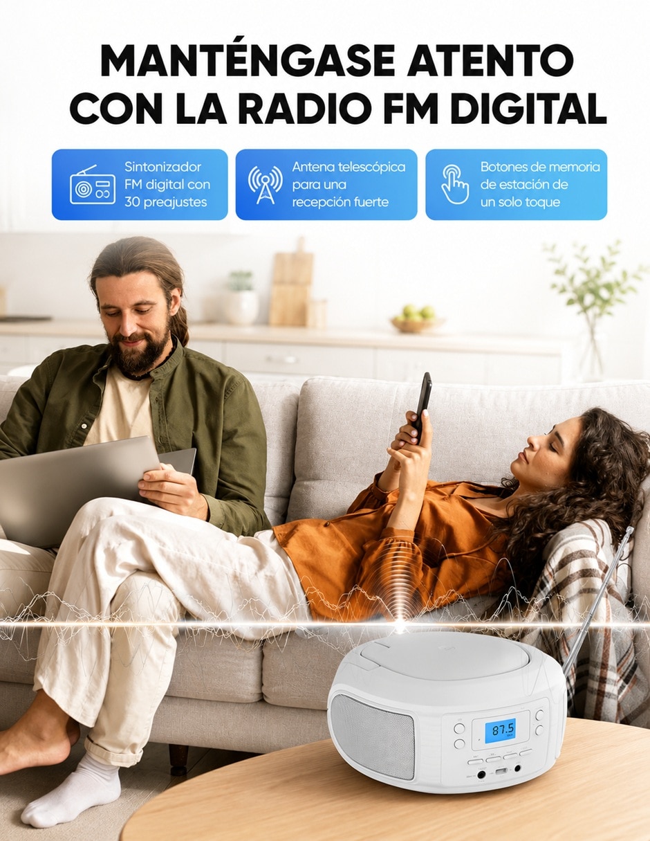 Radiograbadora TAZ4300W/37 5