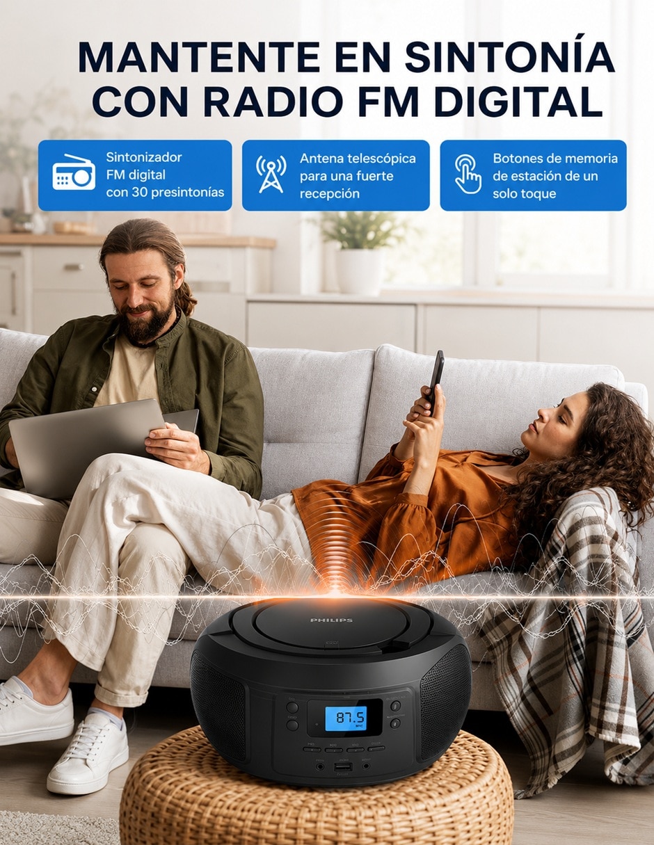 Radiograbadora TAZ4300W/37 3