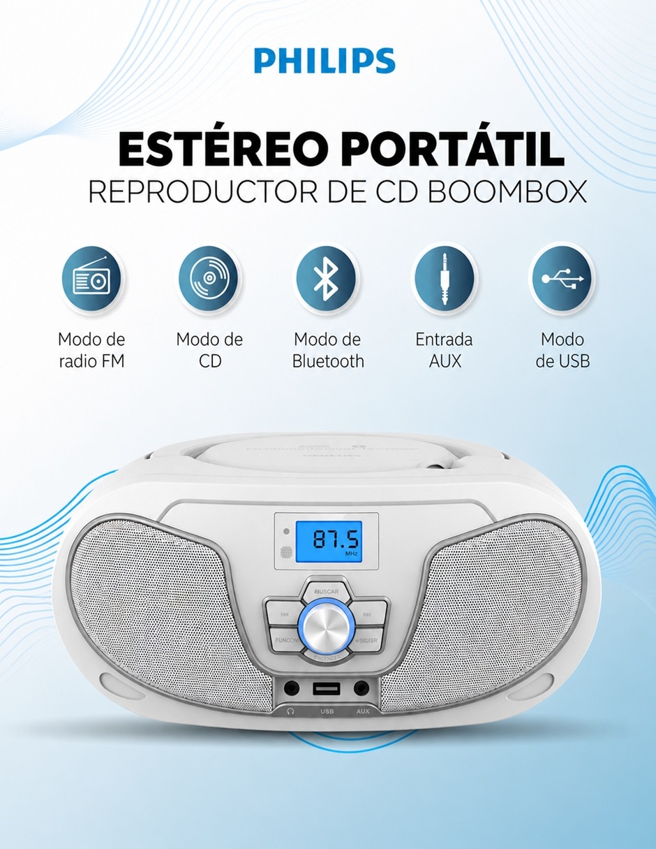 Radiograbadora Philips TAZ3300W/37