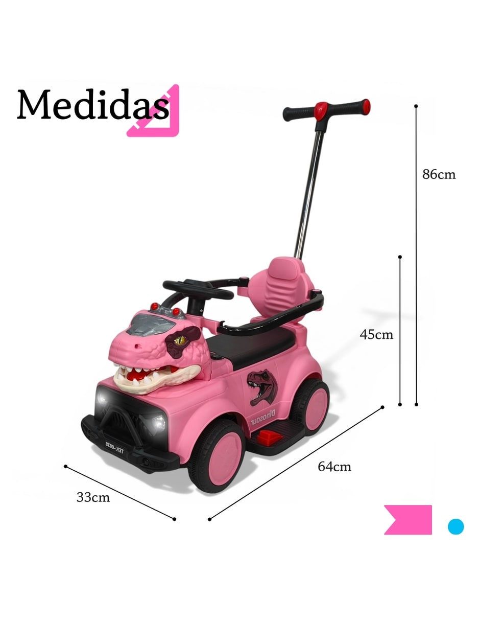 Montable con control remoto dinosaurio de batería unisex 3