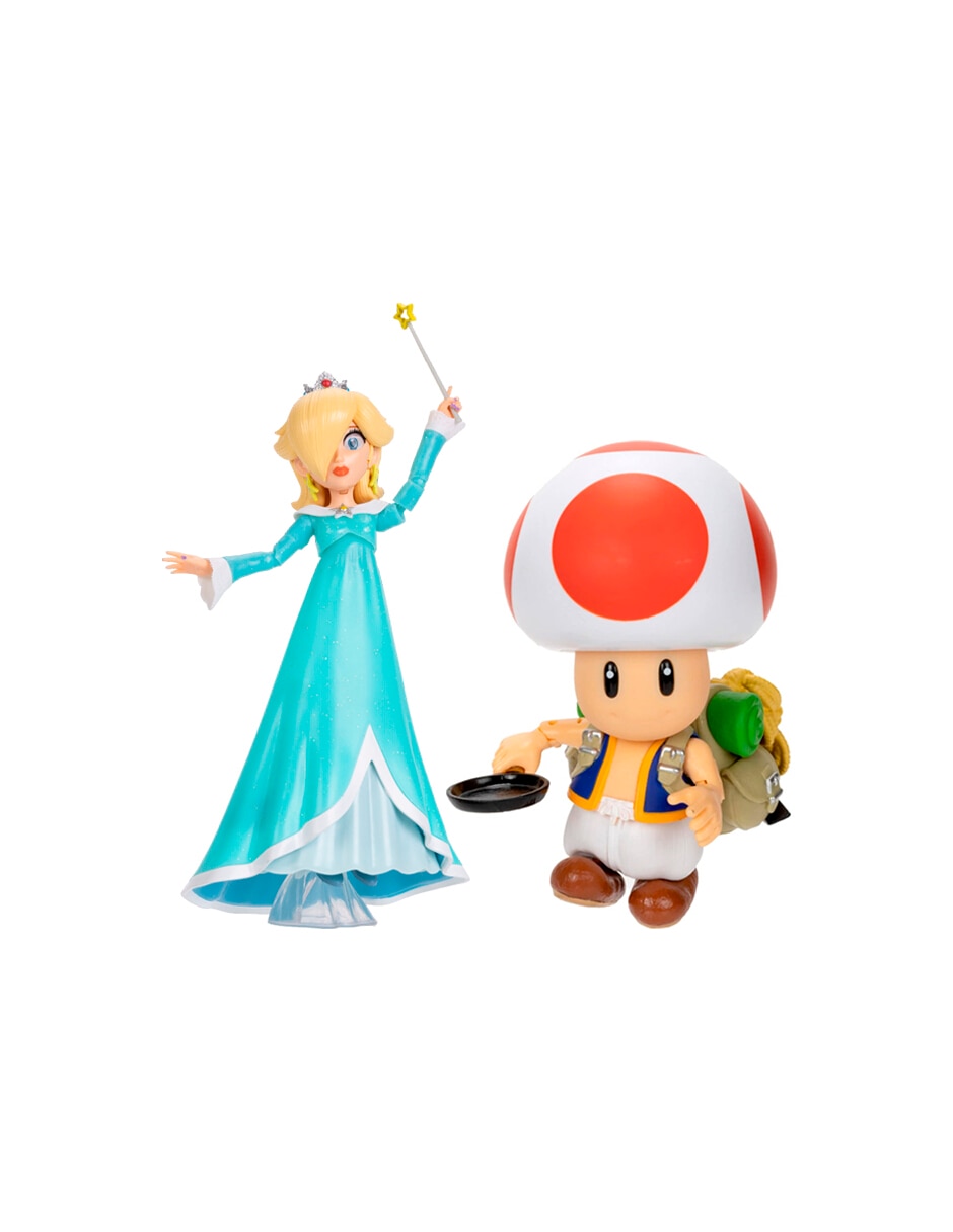 Set figuras acción articulada The Super Mario Galaxy movie Rosalina collectors 2 en 1 Set figuras acción articulada The Super Mario Galaxy movie Rosalina collectors 2 en 1
