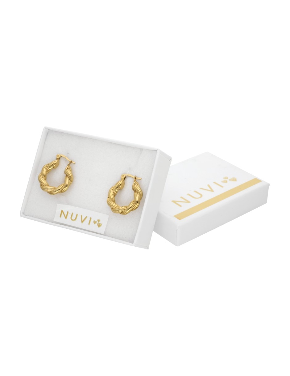 Aros Nuvi con acabado brillante