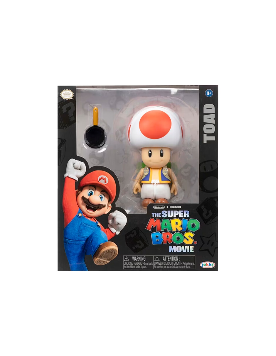 Set figuras acción articulada The Super Mario Galaxy movie Yoshi y Toad collectors 2 en 1 2