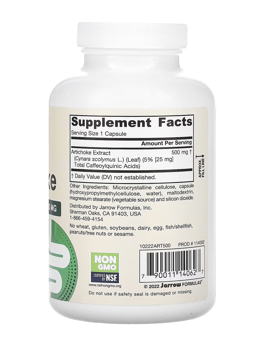 Alcachofa 500 mg 180 cápsulas con Diente de León y Semillas de Cardo Alcachofa 500 mg 180 cápsulas con Diente de León y Semillas de Cardo