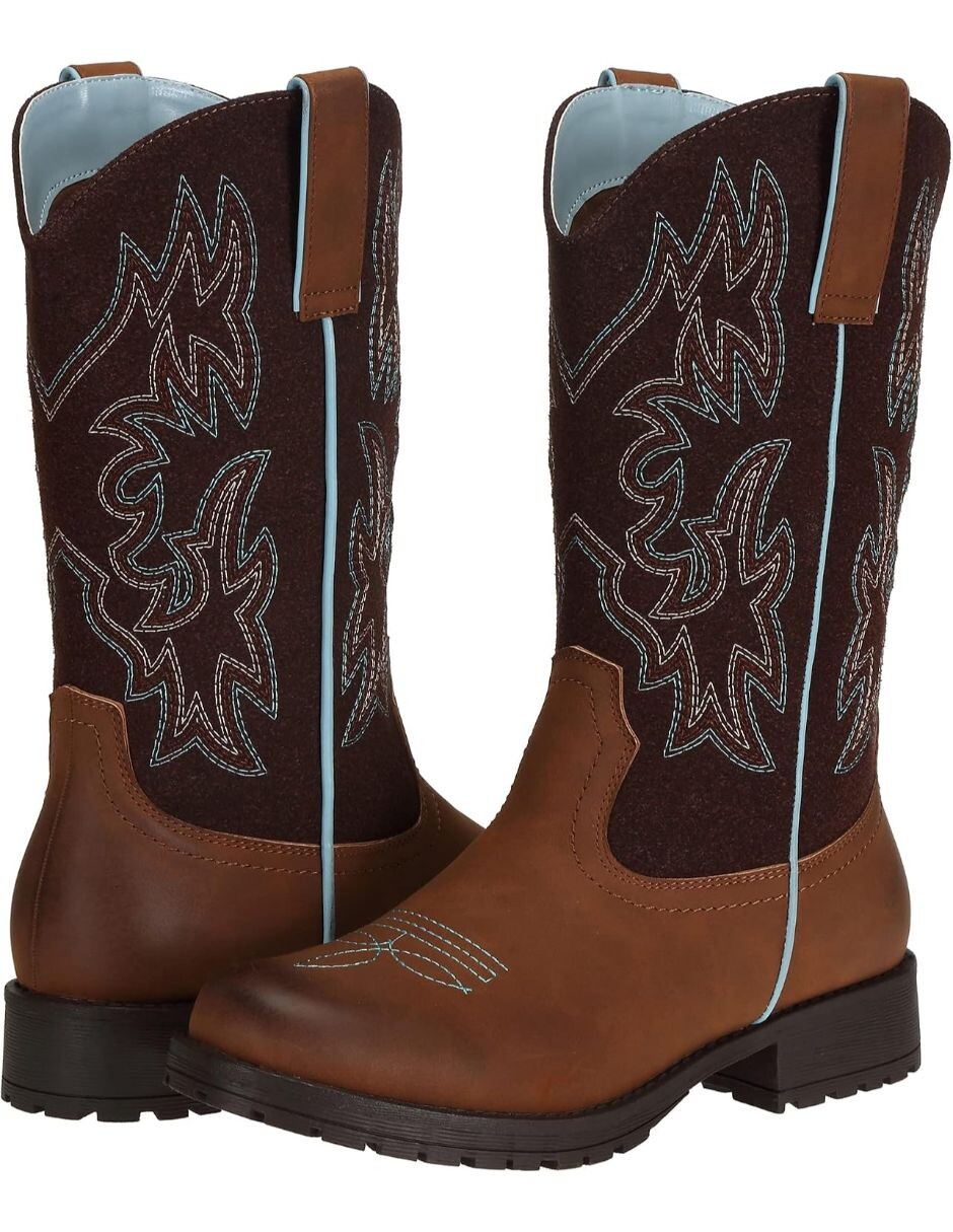 Bota cowboy arriba del tobillo para mujer 2