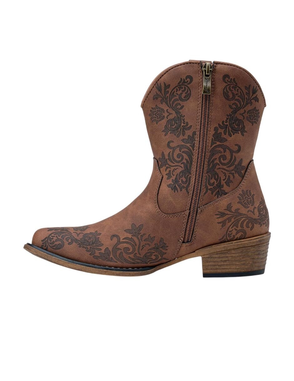 Bota cowboy arriba del tobillo para mujer Bota cowboy arriba del tobillo para mujer