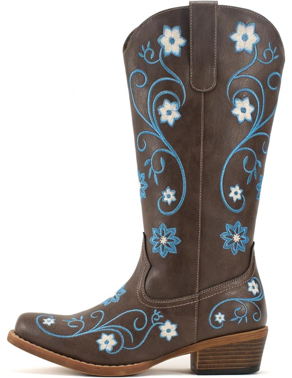 Bota cowboy arriba del tobillo para mujer Bota cowboy arriba del tobillo para mujer