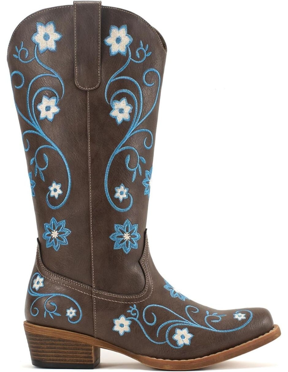 Bota cowboy arriba del tobillo para mujer 5