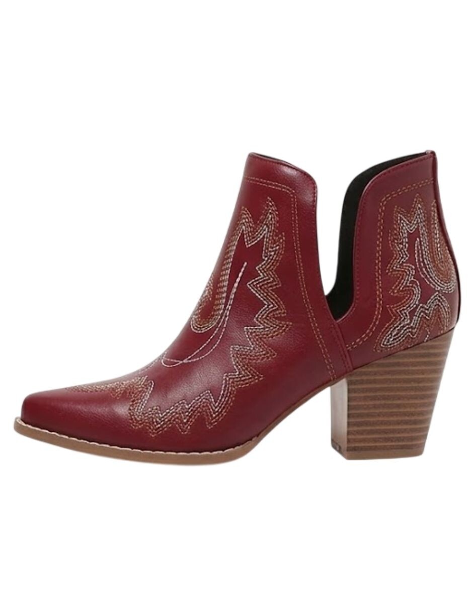 Bota cowboy arriba del tobillo gwin para mujer