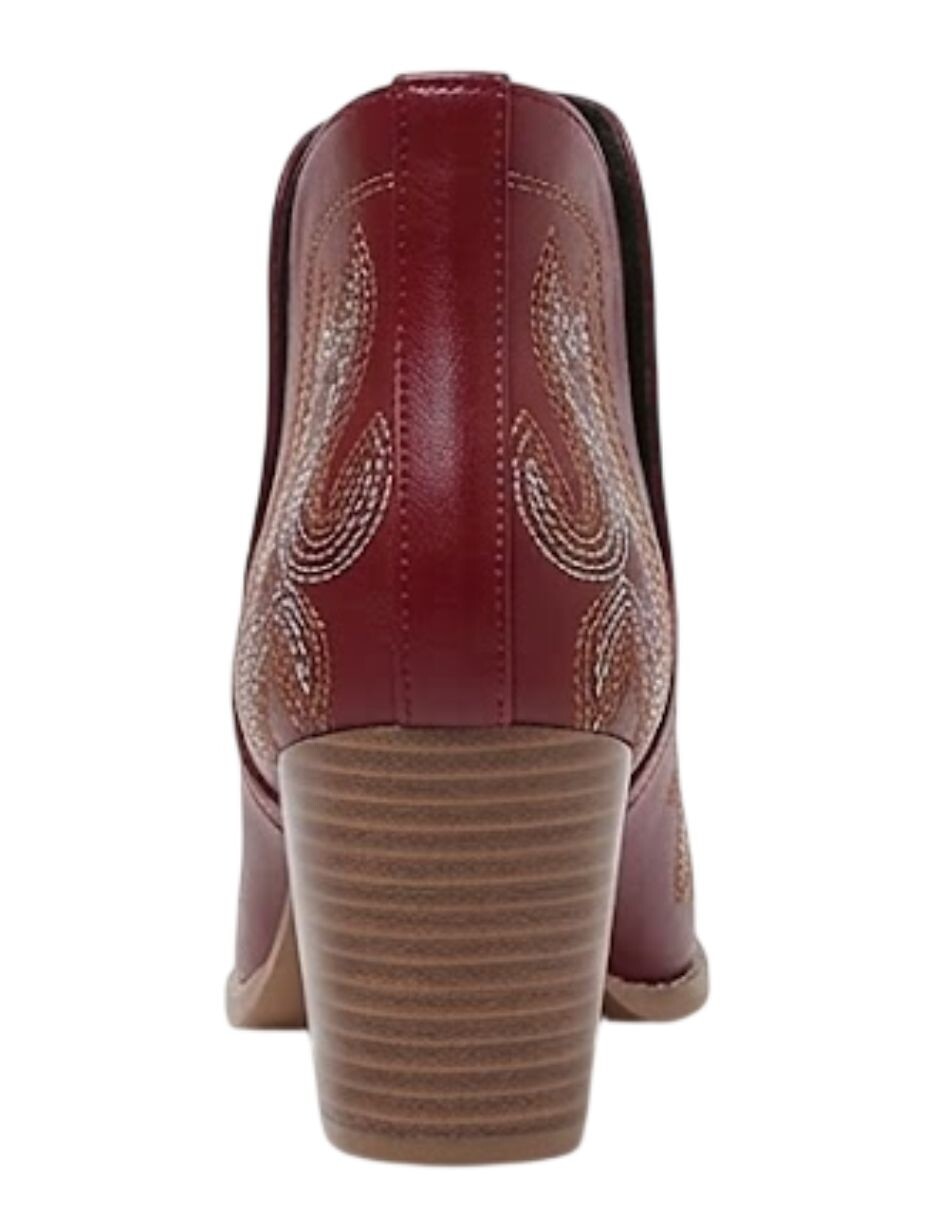 Bota cowboy arriba del tobillo gwin para mujer