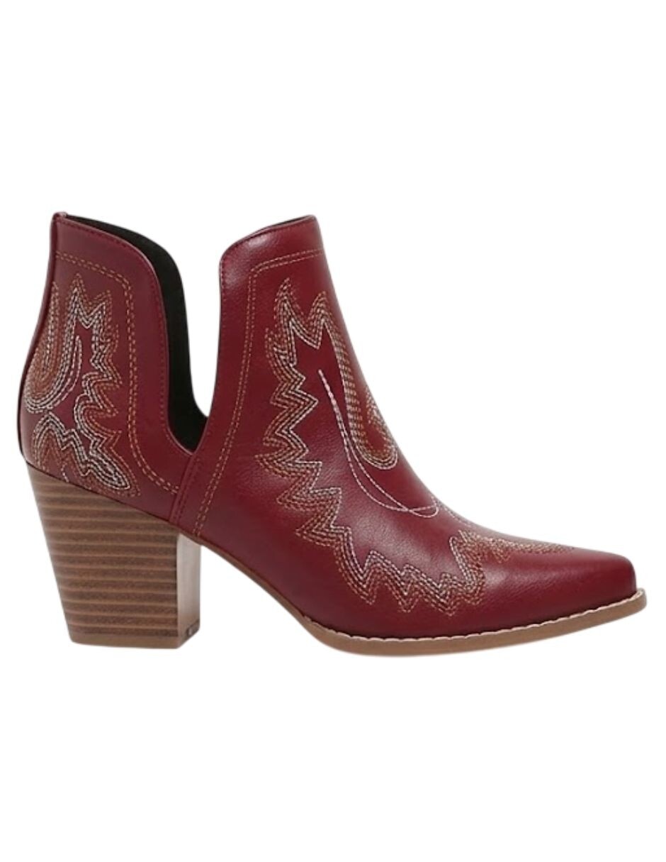 Bota cowboy arriba del tobillo gwin para mujer