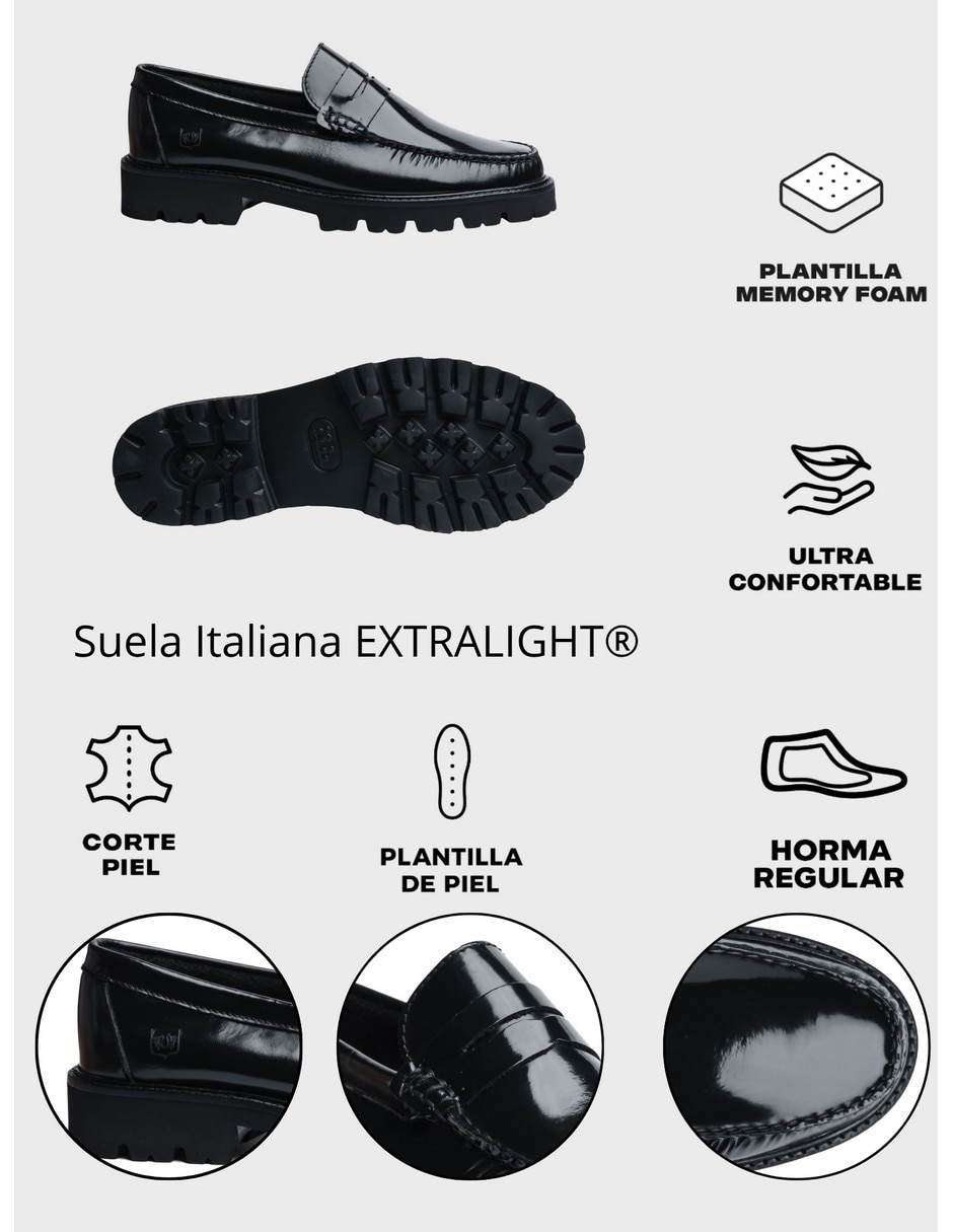 Mocasín Black Peppers para hombre