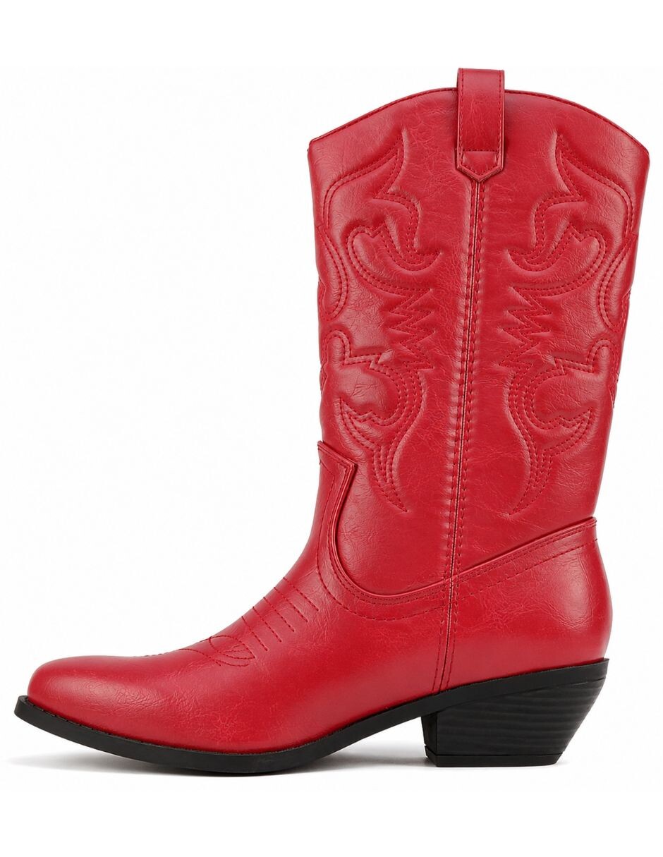 Bota cowboy arriba del tobillo para mujer Bota cowboy arriba del tobillo para mujer
