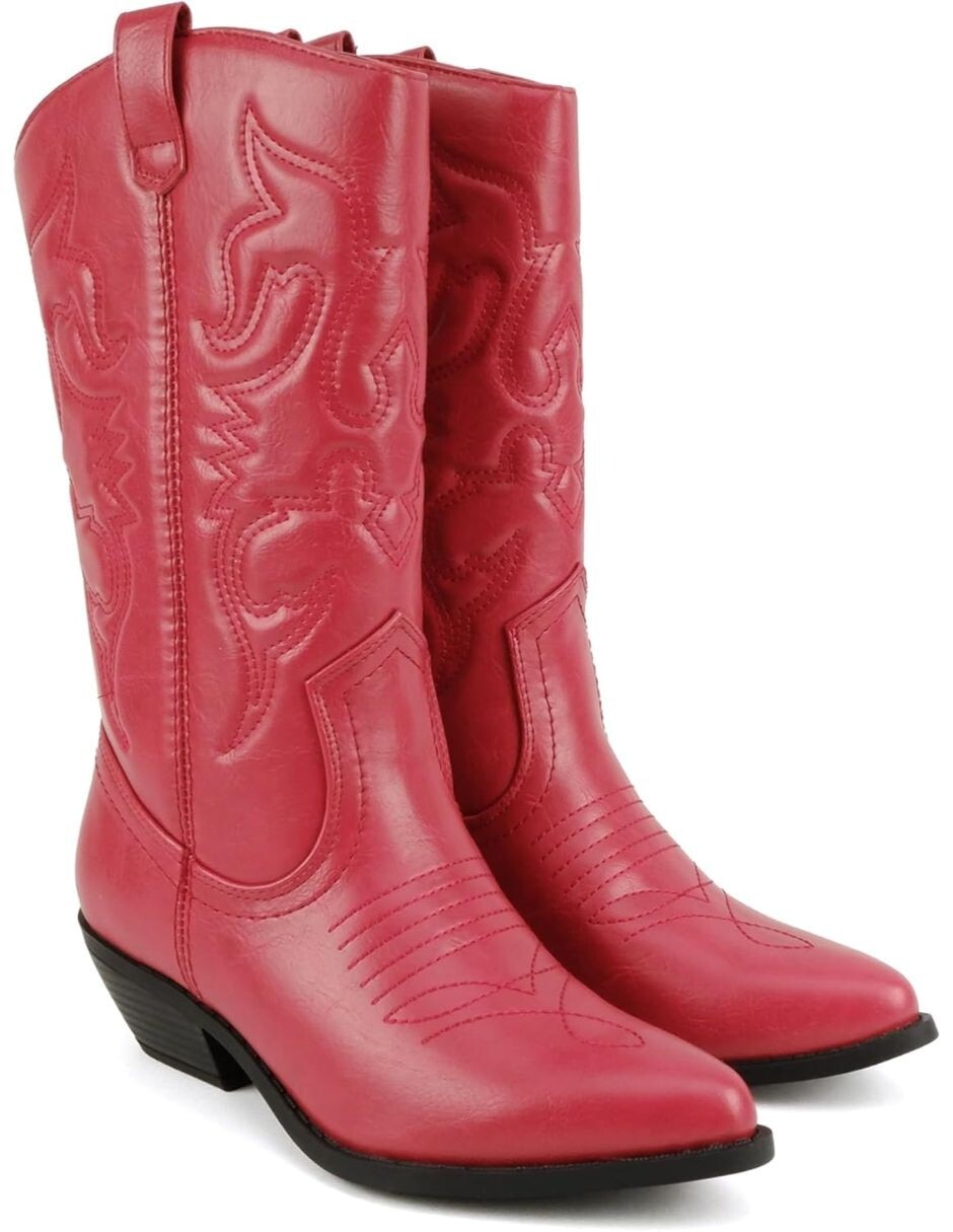 Bota cowboy arriba del tobillo para mujer 2