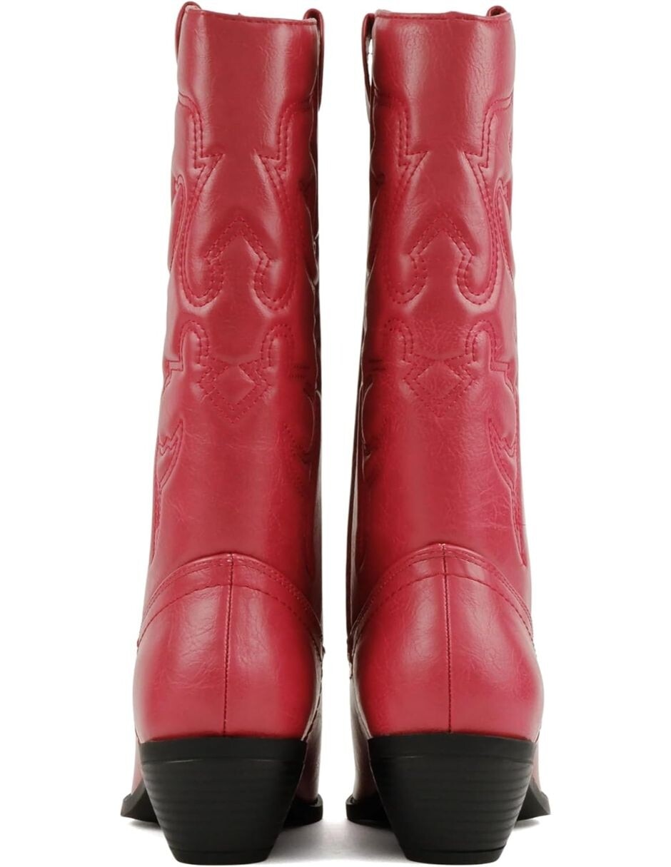 Bota cowboy arriba del tobillo para mujer 3