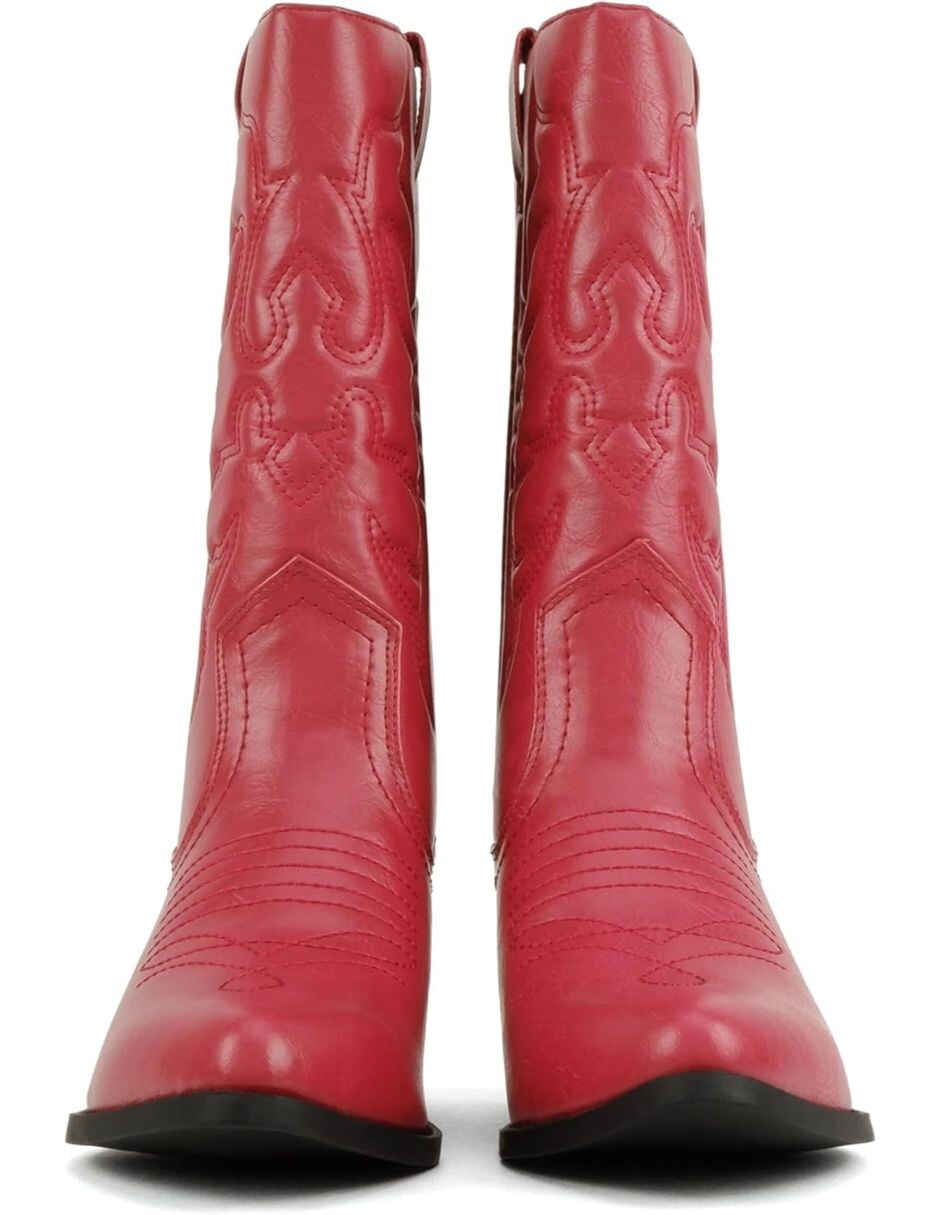 Bota cowboy arriba del tobillo para mujer 5