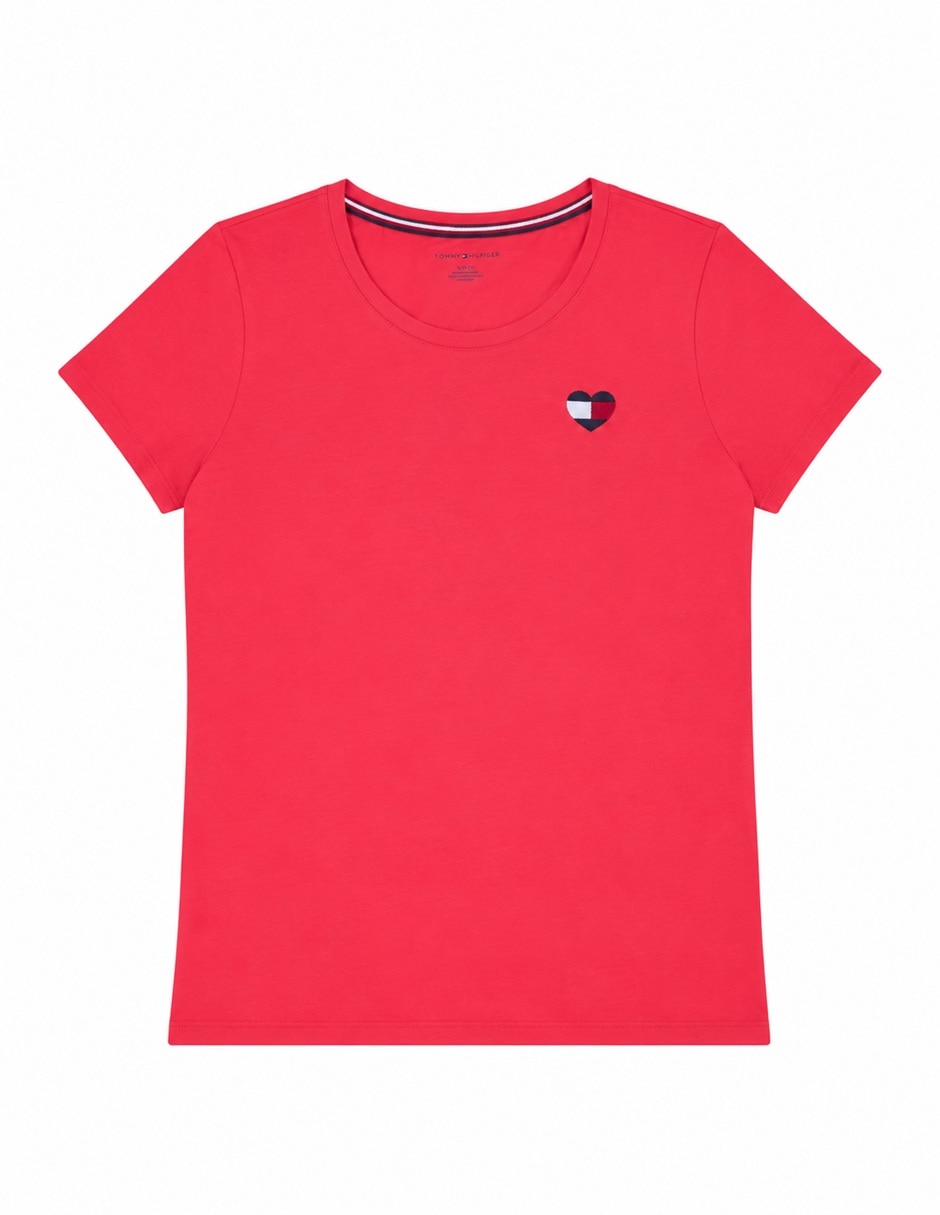 Playera manga corta j51hg490 ger cuello redondo para mujer 2