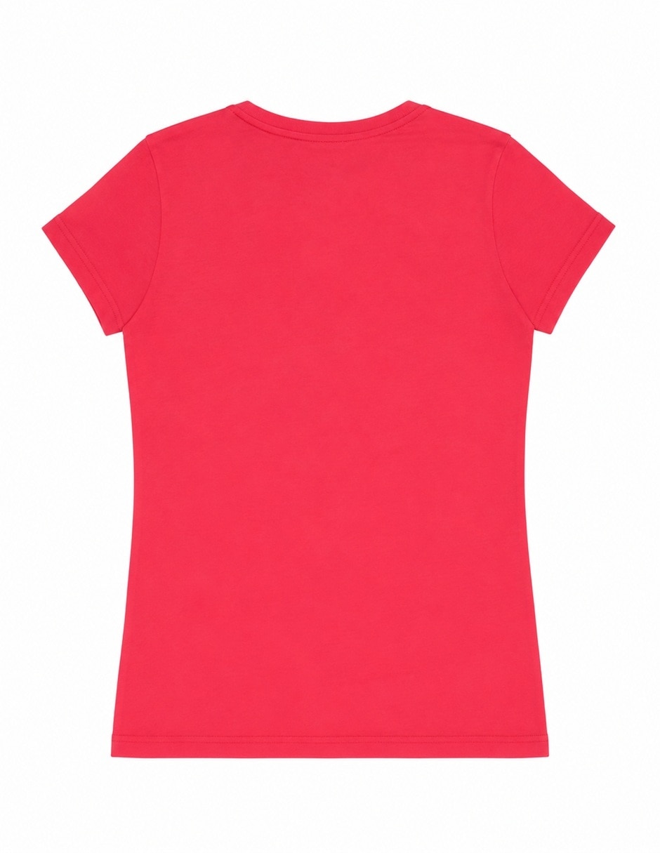 Playera manga corta j51hg490 ger cuello redondo para mujer 5