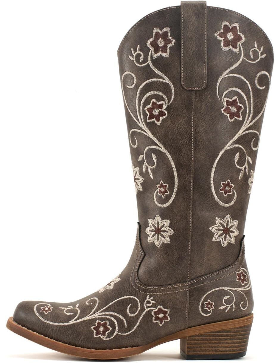Bota cowboy arriba del tobillo para mujer Bota cowboy arriba del tobillo para mujer
