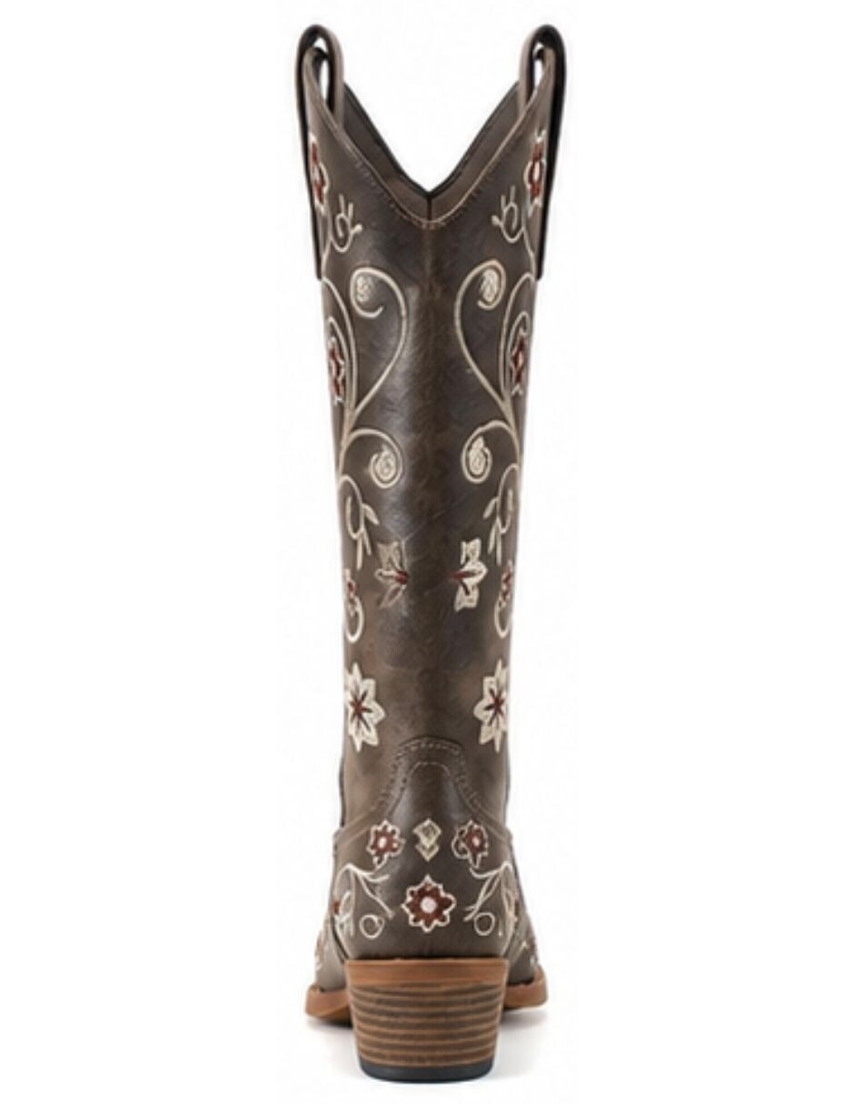 Bota cowboy arriba del tobillo gwin para mujer