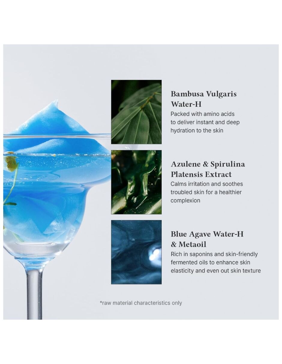 Mascarilla facial Aqua Blue Hydration Mask Mascarillas hidratante para hidratar