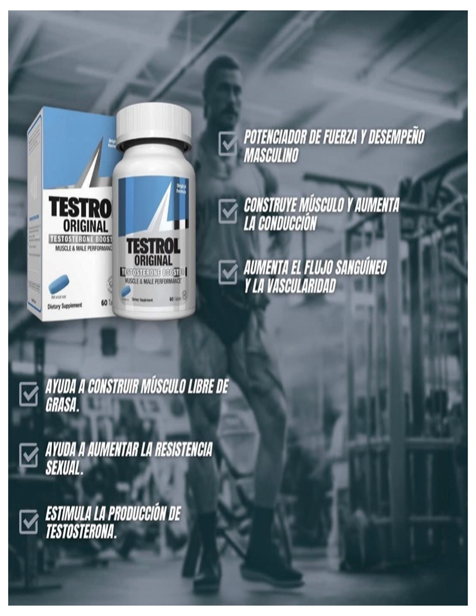 Testrol Original con multivitaminico de 60 tabletas 2