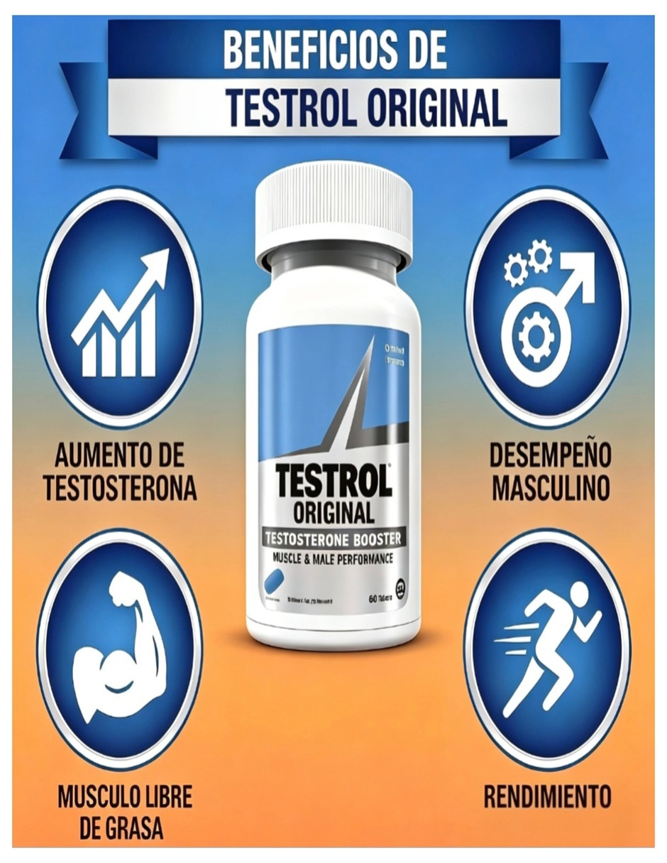 Testrol Original con multivitaminico de 60 tabletas 3