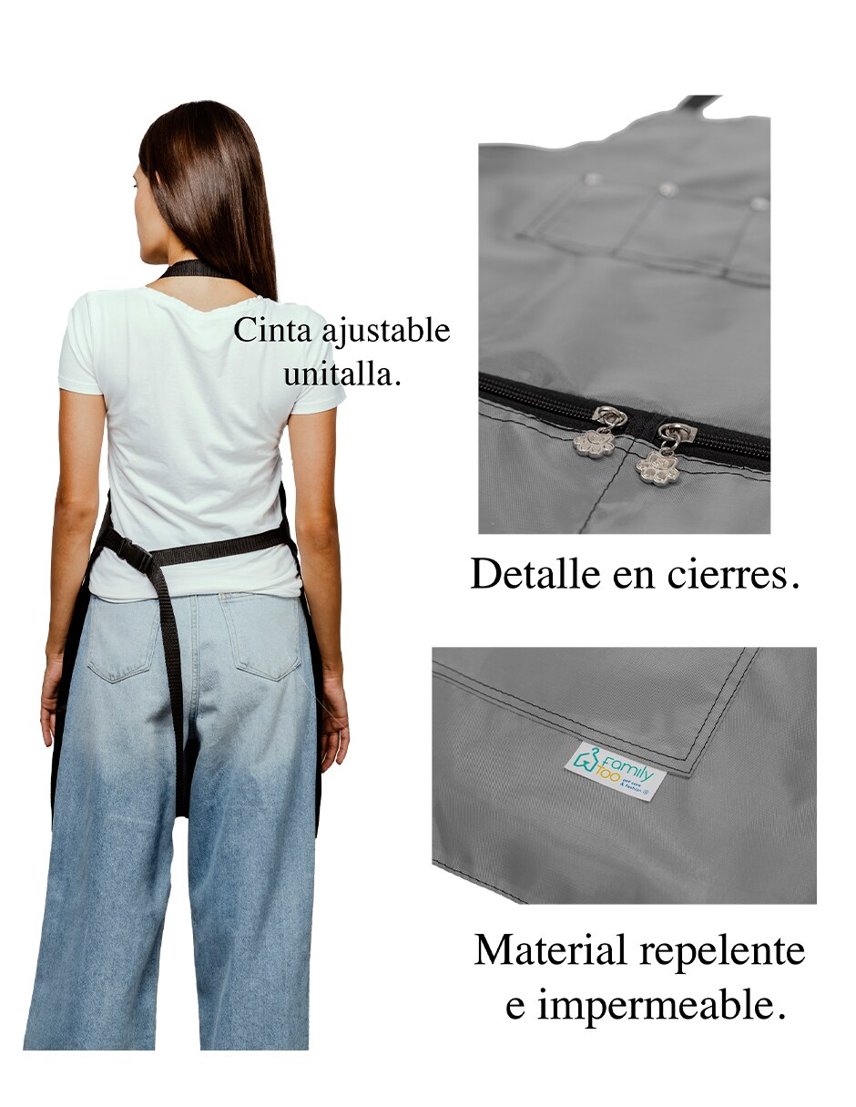 Mandil para estetica canina Family Too Mandil extended canino