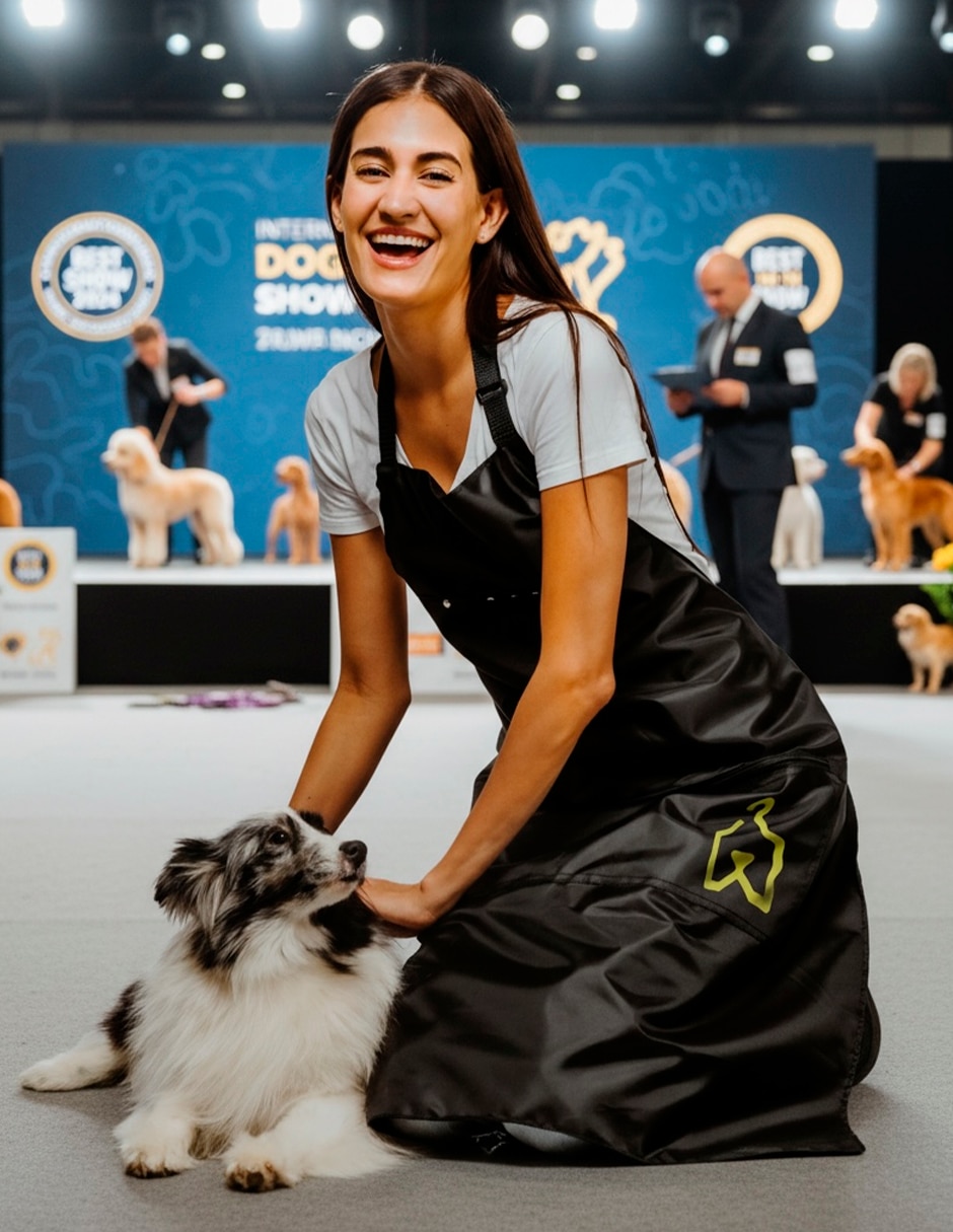 Mandil para estetica canina Mandil extended canino 4