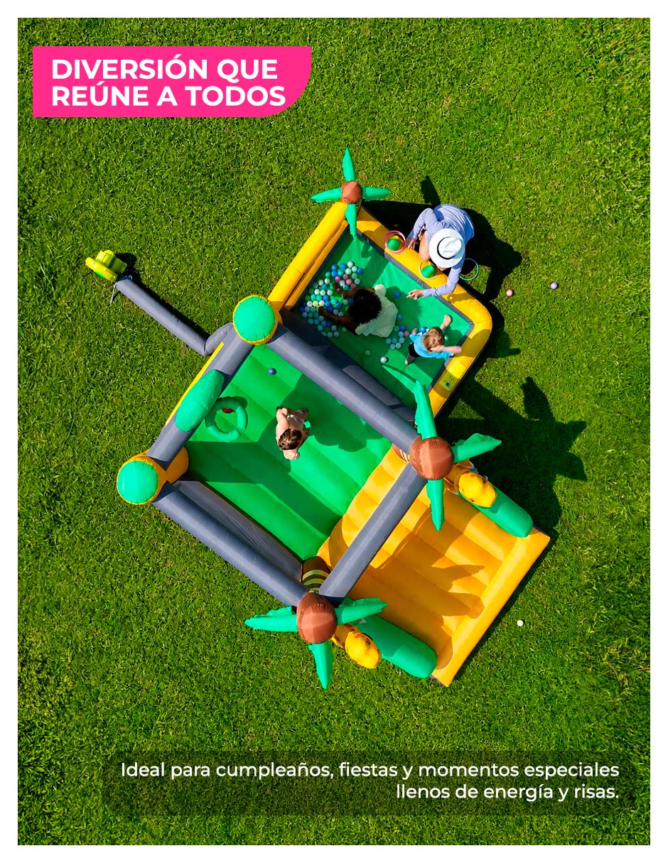 Brincolin inflable forma de dinosaurio 2