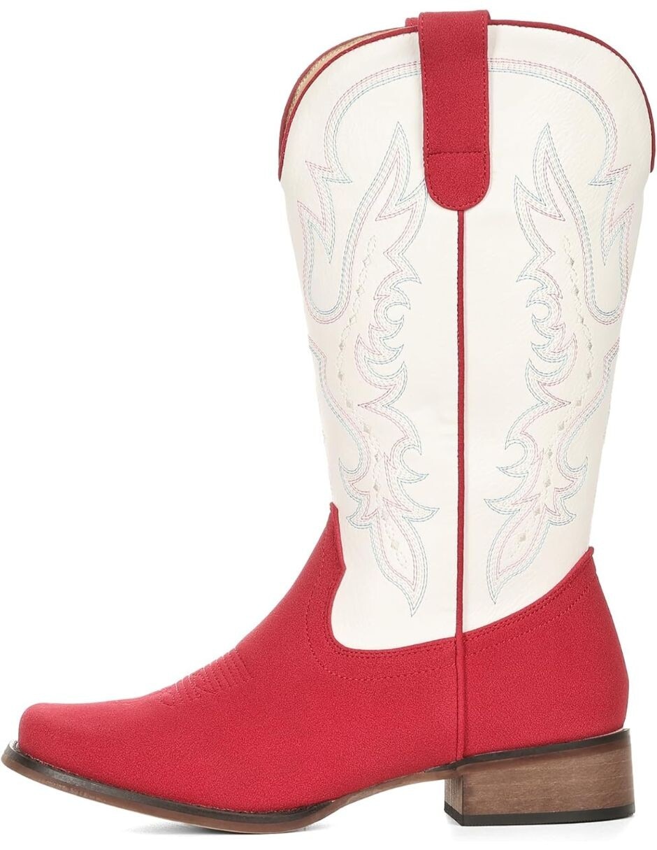 Bota cowboy arriba del tobillo para mujer 1