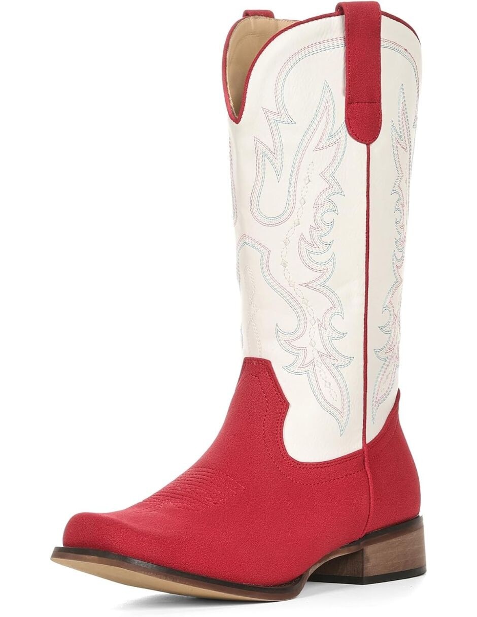 Bota cowboy arriba del tobillo para mujer 2