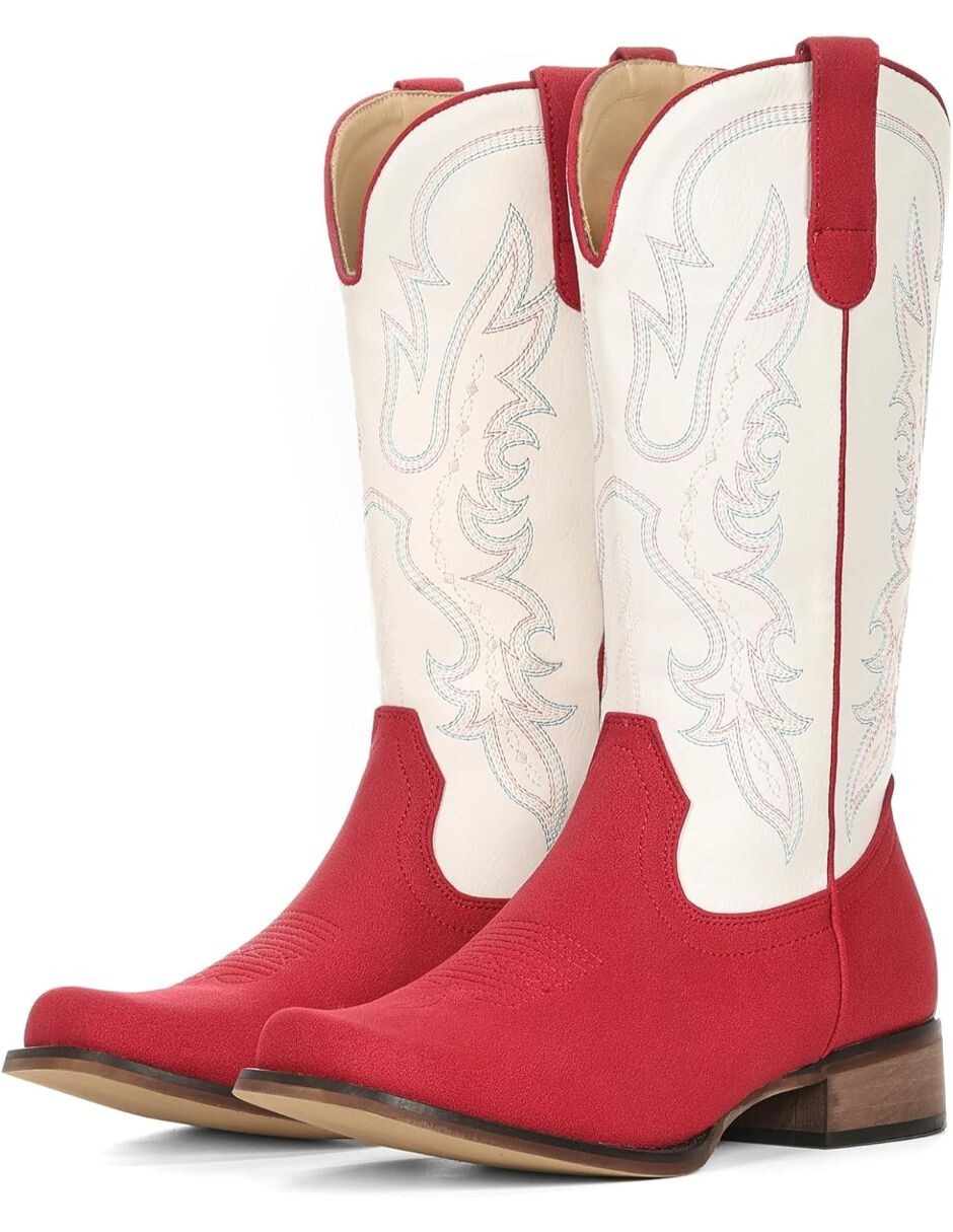 Bota cowboy arriba del tobillo para mujer 5